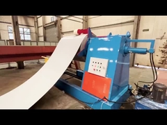 Compact Ecomonic GI PPGI Mesin Pemotong Baja Untuk Gauge Ringan 0.3-1.2 X 1250