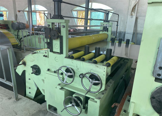 GI Galvanized Metal Slitting Line Mesin Galvanlume Steel Sheet Slitting Line 3 X 1250
