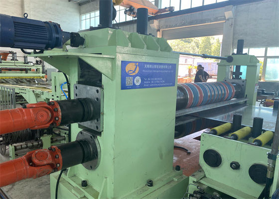 Mesin Slitting Metal Stainless Steel Coil Slitting Line Otomatis Berkecepatan Tinggi 0,3-3 X 1600