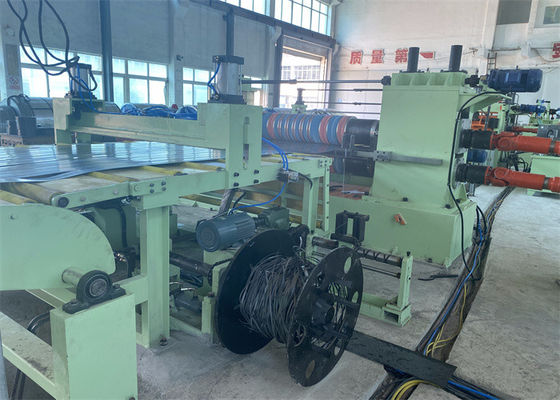 Mesin Slitting Metal Stainless Steel Coil Slitting Line Otomatis Berkecepatan Tinggi 0,3-3 X 1600