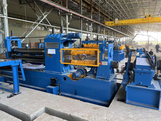 0,6-6 X 1600 Mesin Slitting Line Medium Gauge Steel Coil Slitting Line