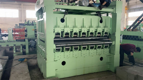 Lembaran Logam Dipotong Memanjang Mesin Leveling Dipotong Memanjang Mesin Garis Kosong