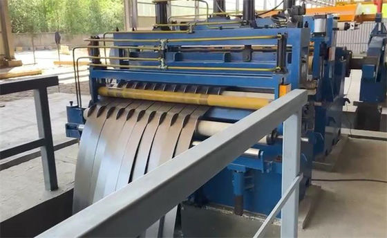 Mesin Slitting Line Disesuaikan Kecepatan Tinggi Sheet Metal Coil Slitting Lines