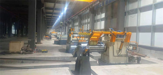 Garis Pemotongan Logam Presisi Tinggi Mesin Garis Pemotongan Strip Tembaga Kuningan 4 X 650