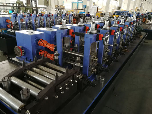 Mesin Pembuat Pipa ERW Jahitan Lurus Lini Produksi Pabrik Pipa Baja Dilas HG 32