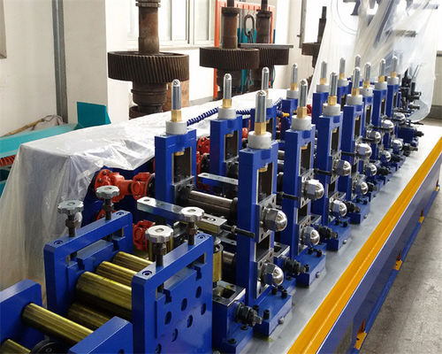 Mesin Pembuat Pipa ERW Baja Galvanis Baja Hitam ERW Welded Pipe Mill Line HG 50