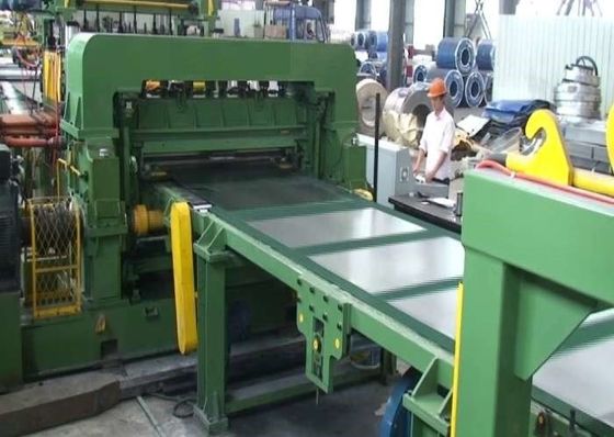 Aluminium Sheet Coil Cutting Line Fly Moving Shear Cut To Length Coil Line