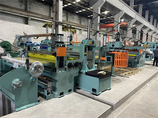 Stainless Steel Presisi Tinggi Coil Slitting Line Machine Twin Slitter Opsional