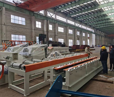 China Metal Plate Dipotong Memanjang Line Leveling dan Mesin Pemotong