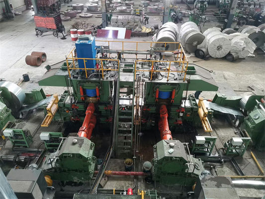 Dua Stand Tandem Membalikkan Mesin Cold Mill 300mpm 850mm AGC