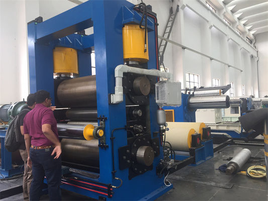 Lembar Pemeriksa Stainless steel 4hi Emboss Cold Rolling Mill (1400)