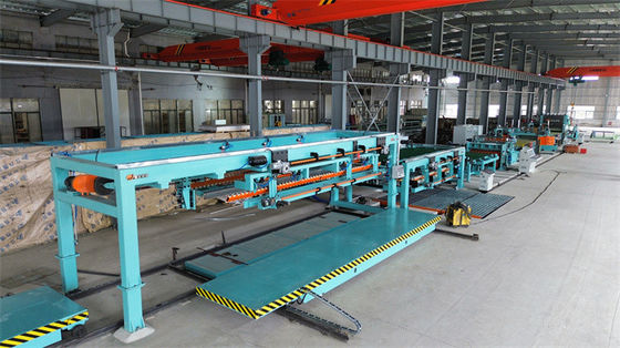 High Precision Servo Cut To Length Line untuk Koil Baja Rinsing dengan Edge Trimming