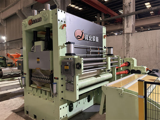 Rotary Shear Fly Cut To Length Line With Edge Trimming Stainless Steel 0,3 - 3 X 1650