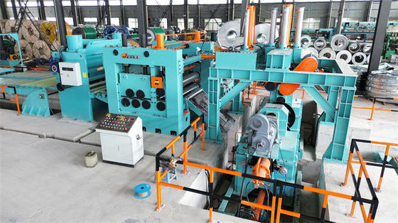 Rel stainless steel uncoiling leveling potong ke garis panjang dengan tepi trimming 4-16 X 2000