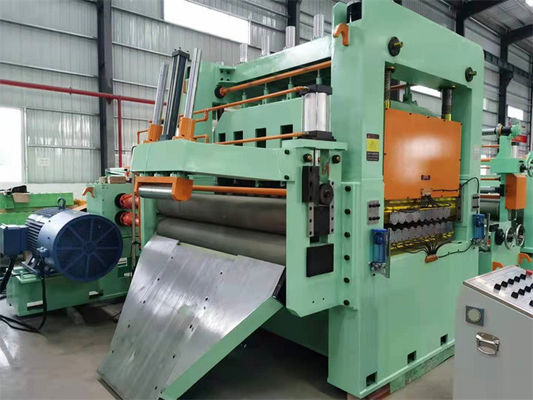 Aluminium Coil Sheet Fly Shear Dipotong Memanjang Garis Lebar 300-1600mm