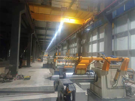 3x1600 200mpm Presisi Slitting Line Mesin Super High Speed ​​Steel Coil Slitting Line