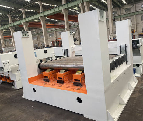 Heavy Gauge Steel Coil Straightener Flying Shear Dipotong Memanjang Garis 3-10 X 1600