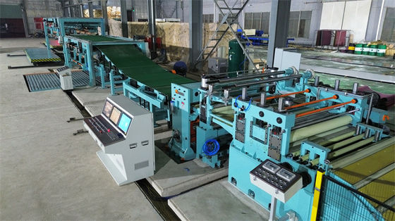 High Precision Servo Cut To Length Line untuk Koil Baja Rinsing dengan Edge Trimming