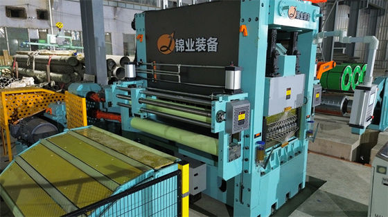 Baja tahan karat 6 Hi Level Cut to Length Line dengan Edge Trimming