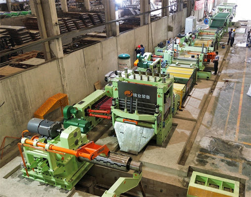 Rotary Shear Fly Cut To Length Line With Edge Trimming Stainless Steel 0,3 - 3 X 1650