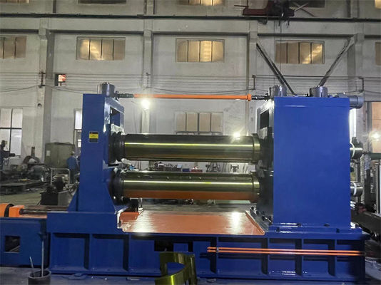 Heavy Duty Large Gauge HR Steel Coil Slitting Machine Untuk 16 X 2000 Q195 Q235 08 Baja